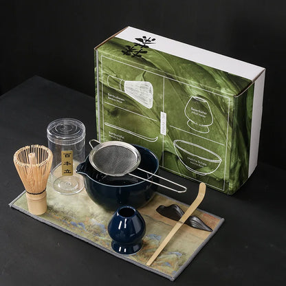 Japanese Tea: Matcha Set: Baiben Li Matcha Brush Beating Matcha Tool Tea: Li Tea Set Matcha Bowl