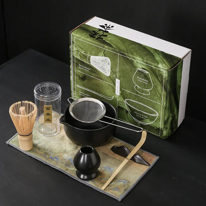 Japanese Tea: Matcha Set: Baiben Li Matcha Brush Beating Matcha Tool Tea: Li Tea Set Matcha Bowl