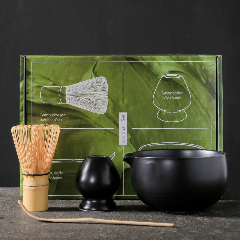 Japanese Tea: Matcha Set: Baiben Li Matcha Brush Beating Matcha Tool Tea: Li Tea Set Matcha Bowl