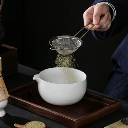 Japanese Tea: Matcha Set: Baiben Li Matcha Brush Beating Matcha Tool Tea: Li Tea Set Matcha Bowl