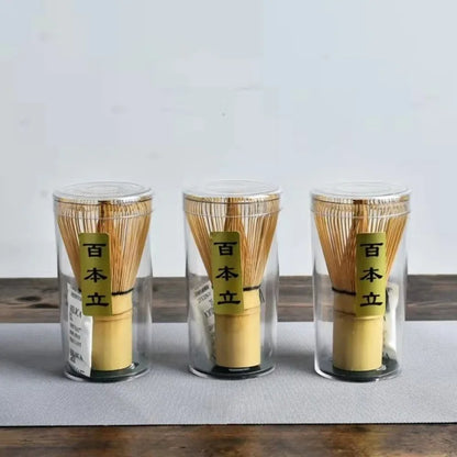 Japanese Tea Set Matcha Whisk (Chasen), Tea Spoon and Scoop (Chashaku), Bamboo Accessories, Tea Tools