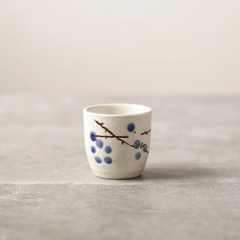 Japanese-style and Wind-temperature Wine Ware Clear Wine Set Small Wine Bottle Ceramic Sushi Shop Small Wine Cup