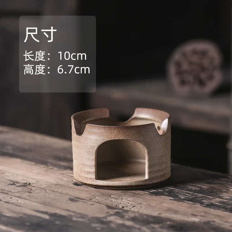 Japaness Retro Pottery Teapot with Charcoal Stove Tea Brewing Pot Single Kung Fu Teaware Tea Pots Tea Making Device