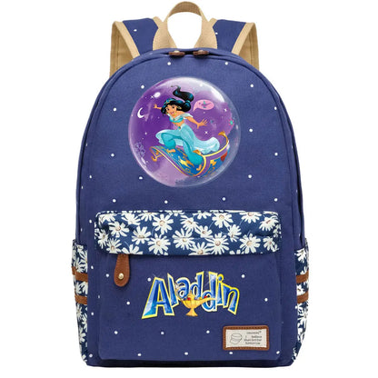 Jasmine Princess Boys Girls Kids School Book Bags Women Bagpack Teenagers Schoolbags Canvas Travel Laptop Backpack