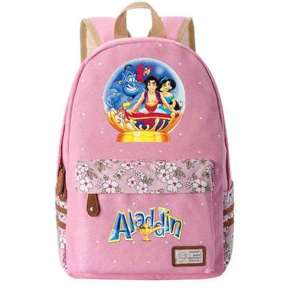 Jasmine Princess Boys Girls Kids School Book Bags Women Bagpack Teenagers Schoolbags Canvas Travel Laptop Backpack