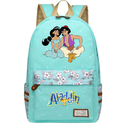 Jasmine Princess Boys Girls Kids School Book Bags Women Bagpack Teenagers Schoolbags Canvas Travel Laptop Backpack