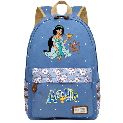 Jasmine Princess Boys Girls Kids School Book Bags Women Bagpack Teenagers Schoolbags Canvas Travel Laptop Backpack