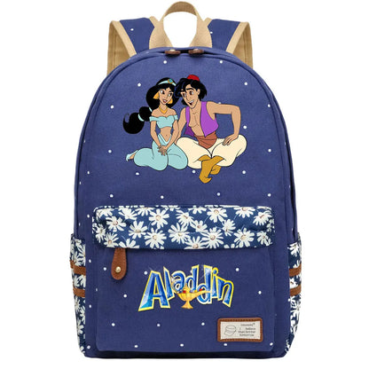 Jasmine Princess Boys Girls Kids School Book Bags Women Bagpack Teenagers Schoolbags Canvas Travel Laptop Backpack