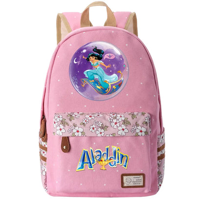 Jasmine Princess Boys Girls Kids School Book Bags Women Bagpack Teenagers Schoolbags Canvas Travel Laptop Backpack
