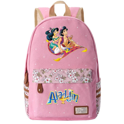 Jasmine Princess Boys Girls Kids School Book Bags Women Bagpack Teenagers Schoolbags Canvas Travel Laptop Backpack