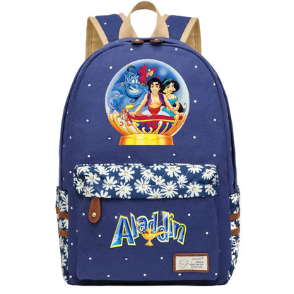 Jasmine Princess Boys Girls Kids School Book Bags Women Bagpack Teenagers Schoolbags Canvas Travel Laptop Backpack