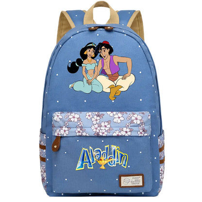 Jasmine Princess Boys Girls Kids School Book Bags Women Bagpack Teenagers Schoolbags Canvas Travel Laptop Backpack