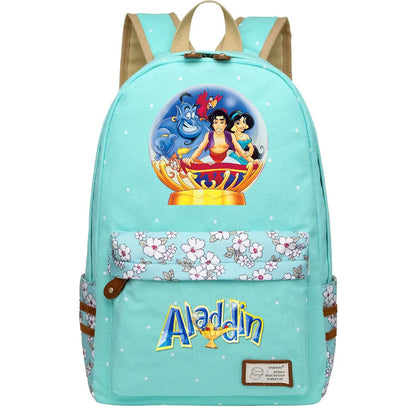 Jasmine Princess Boys Girls Kids School Book Bags Women Bagpack Teenagers Schoolbags Canvas Travel Laptop Backpack