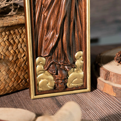 Jesus Ascension cross, statue of Jesus on the cross, decorative Christian cross, religious saint, catholic easter gift baptism