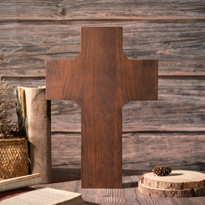 Jesus Ascension cross, statue of Jesus on the cross, decorative Christian cross, religious saint, catholic easter gift baptism