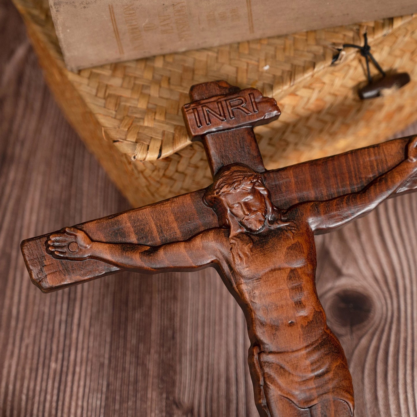 Jesus Crucifix Catholic Cross, Wooden Cross, Wall Saint, Jesus, Christ Decoration, Church, Baptism, Gift
