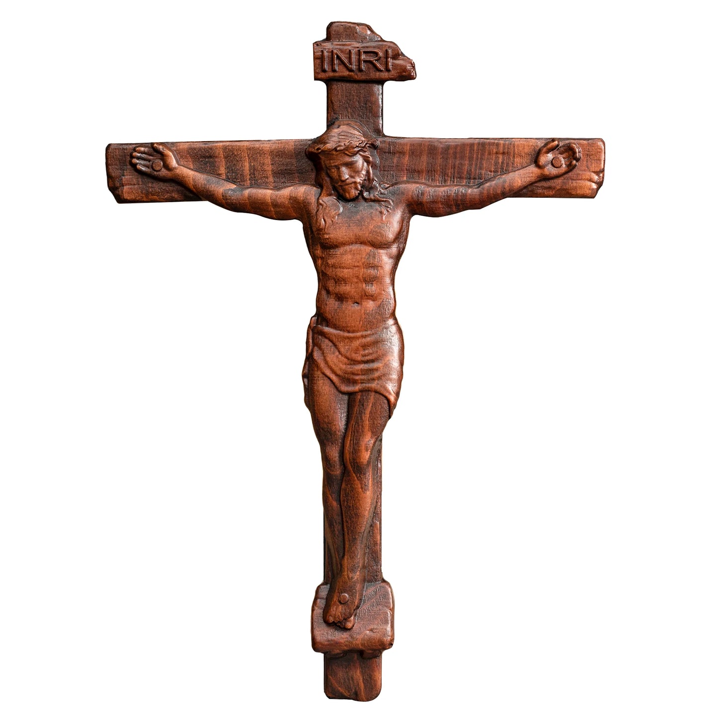 Jesus Crucifix Catholic Cross, Wooden Cross, Wall Saint, Jesus, Christ Decoration, Church, Baptism, Gift