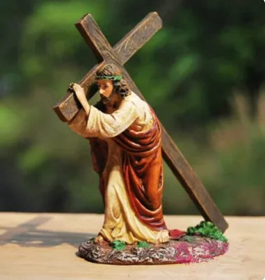 Jesus Figurine Holy Home Decoration Christ Jesus Statues sculpture Christmas gift Home Office Desktop Ornaments