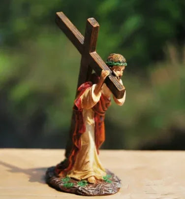 Jesus Figurine Holy Home Decoration Christ Jesus Statues sculpture Christmas gift Home Office Desktop Ornaments