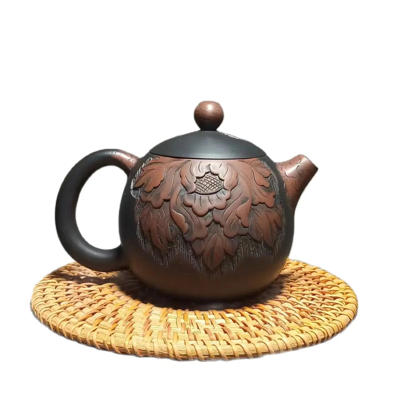 Jianshui Clay Pure Handmade  Carving Longdan TeaPot(Not Yixing Zisha) Ceramic  Kung Fu Tea Set Drinkware Tea Ceremony