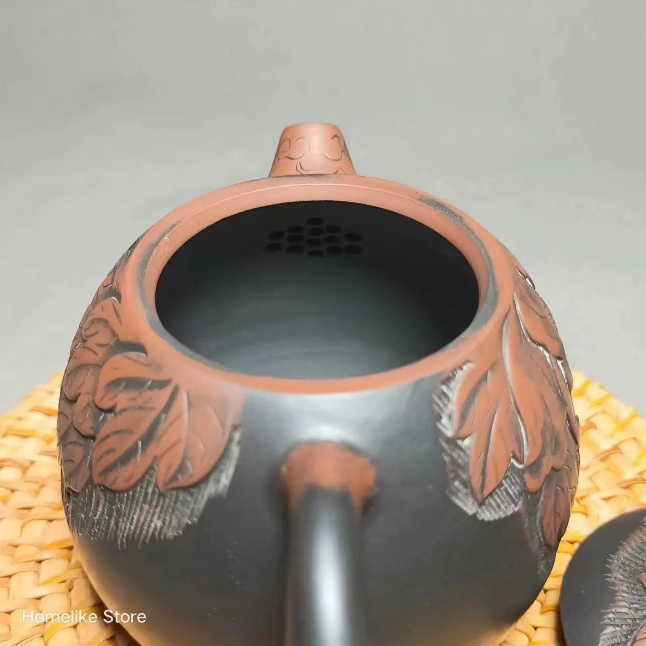 Jianshui Clay Pure Handmade  Carving Longdan TeaPot(Not Yixing Zisha) Ceramic  Kung Fu Tea Set Drinkware Tea Ceremony