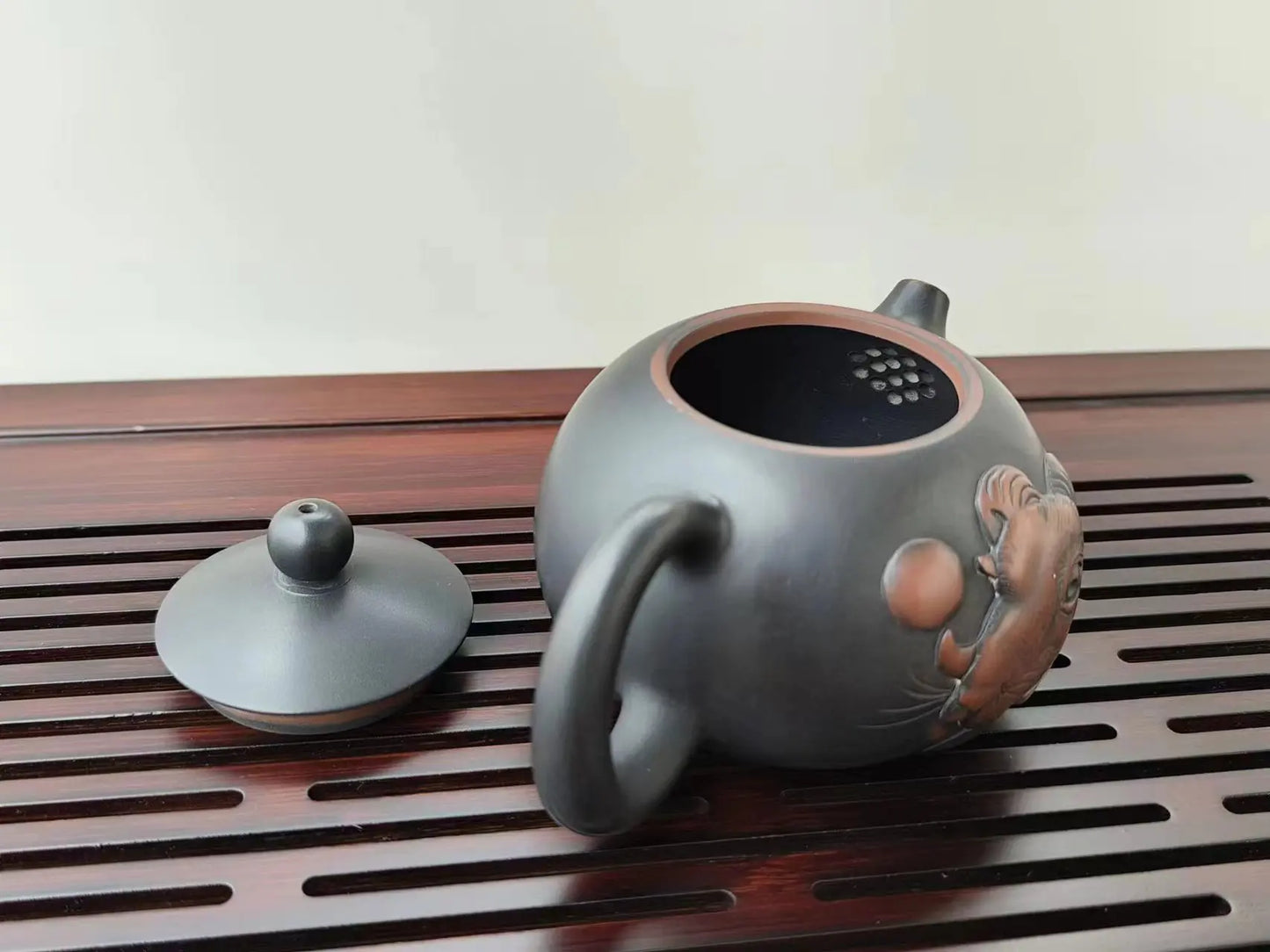 Jianshui Clay Pure Handmade Carving Xishi TeaPot(Not Yixing Zisha) Ceramic  Kung Fu Tea Set Drinkware Tea Ceremony