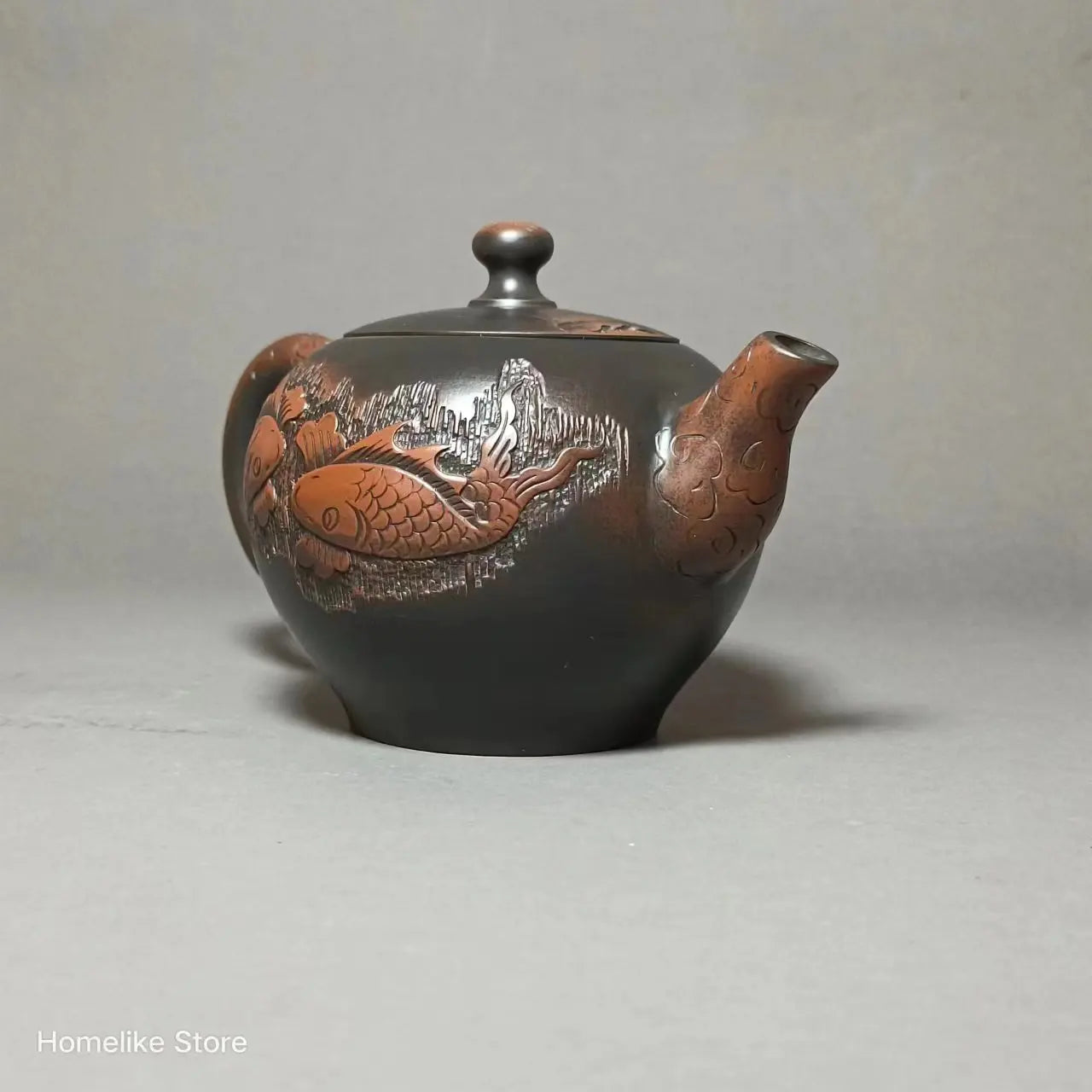 Jianshui Clay Pure Handmade Lotus Carving Longdan TeaPot(Not Yixing Zisha) Ceramic  Kung Fu Tea Set Drinkware Tea Ceremony