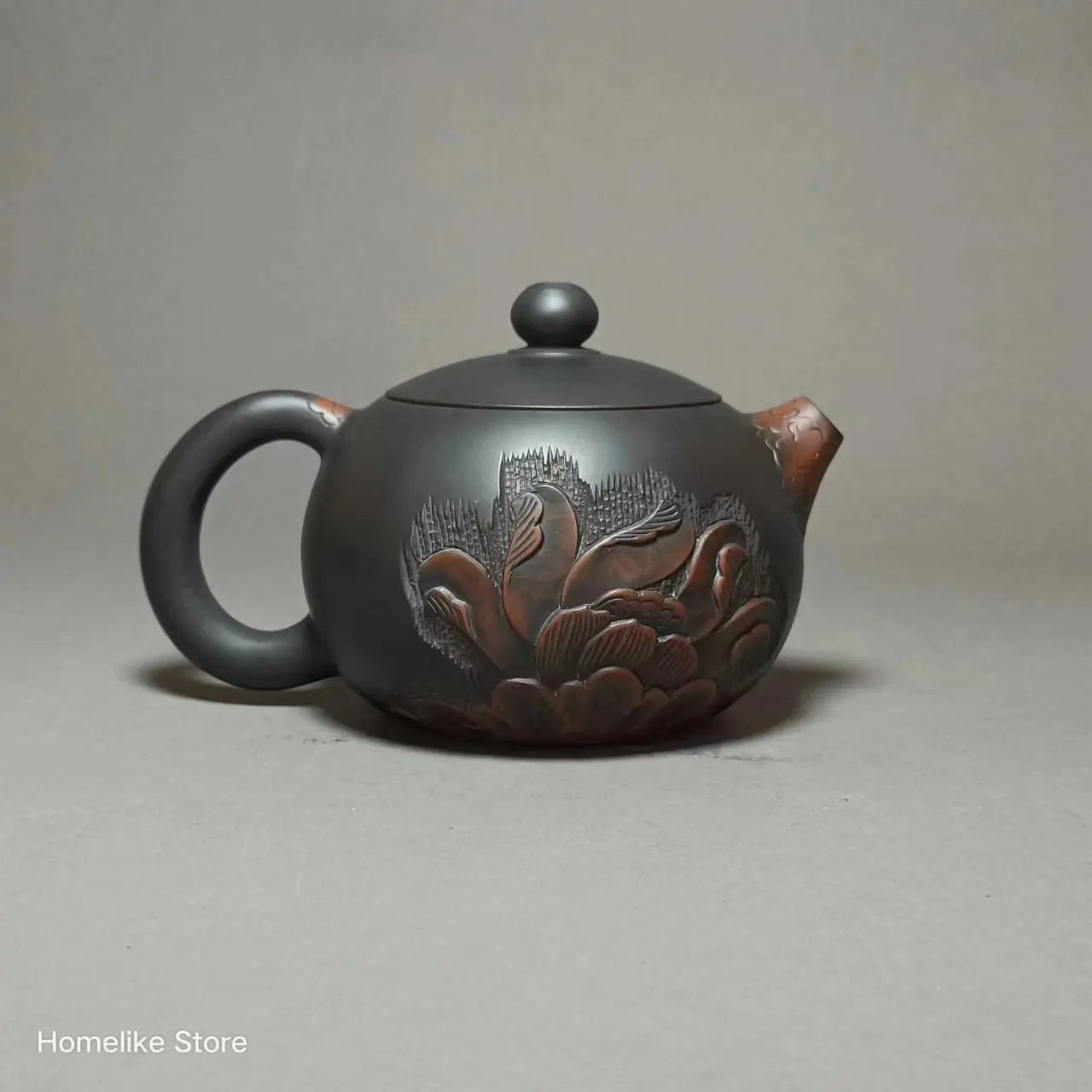 Jianshui Clay Pure Handmade Lotus Carving TeaPot(Not Yixing Zisha) Ceramic  Kung Fu Tea Set Drinkware Tea Ceremony