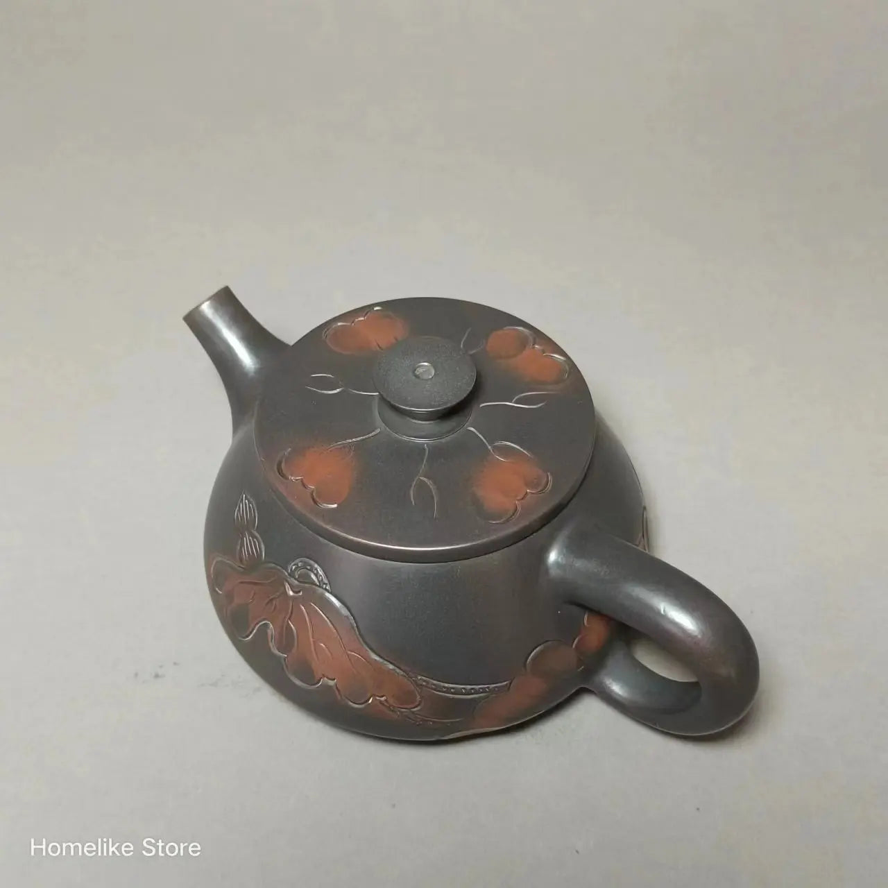 Jianshui Clay Pure Handmade Lotus Carving TeaPot(Not Yixing Zisha) Ceramic  Kung Fu Tea Set Drinkware Tea Ceremony