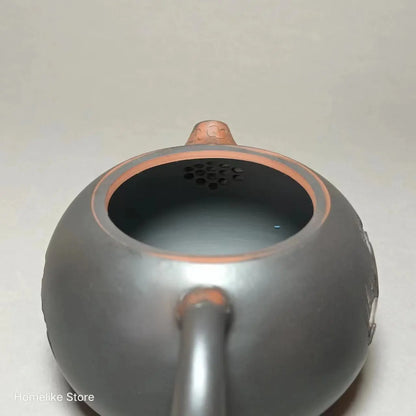 Jianshui Clay Pure Handmade Lotus Carving TeaPot(Not Yixing Zisha) Ceramic  Kung Fu Tea Set Drinkware Tea Ceremony