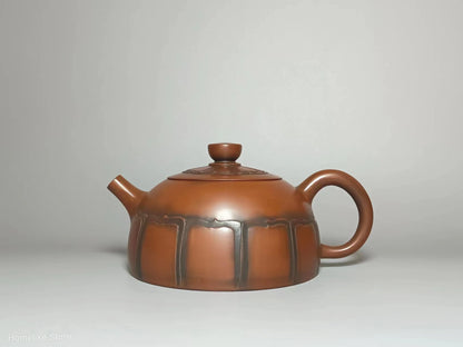 Jianshui Handmade Full Carving Banyue Lotus Zen filling Tea Pot(Not Yixing Zisha) Kung Fu Tea Set Drinkware Tea Ceremony