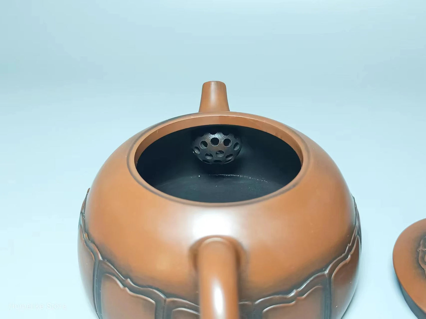 Jianshui Handmade Full Carving Banyue Lotus Zen filling Tea Pot(Not Yixing Zisha) Kung Fu Tea Set Drinkware Tea Ceremony