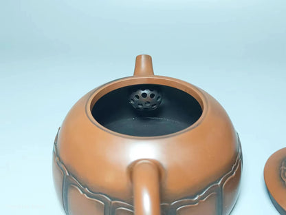 Jianshui Handmade Full Carving Banyue Lotus Zen filling Tea Pot(Not Yixing Zisha) Kung Fu Tea Set Drinkware Tea Ceremony