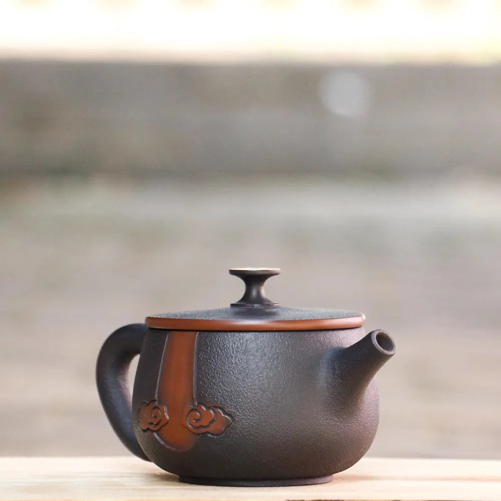 Jianshui Handmade Full Carving Hanwa filling Tea Pot(Not Yixing Zisha) Kung Fu Tea Set Drinkware Tea Ceremony