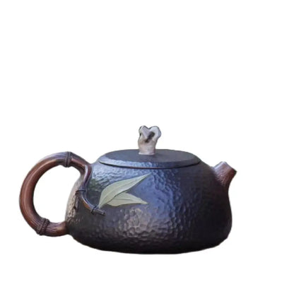 Jianshui Handmade Master Carving Xishi filling Tea Pot(Not Yixing Zisha) Kung Fu Tea Set Drinkware Tea Ceremony