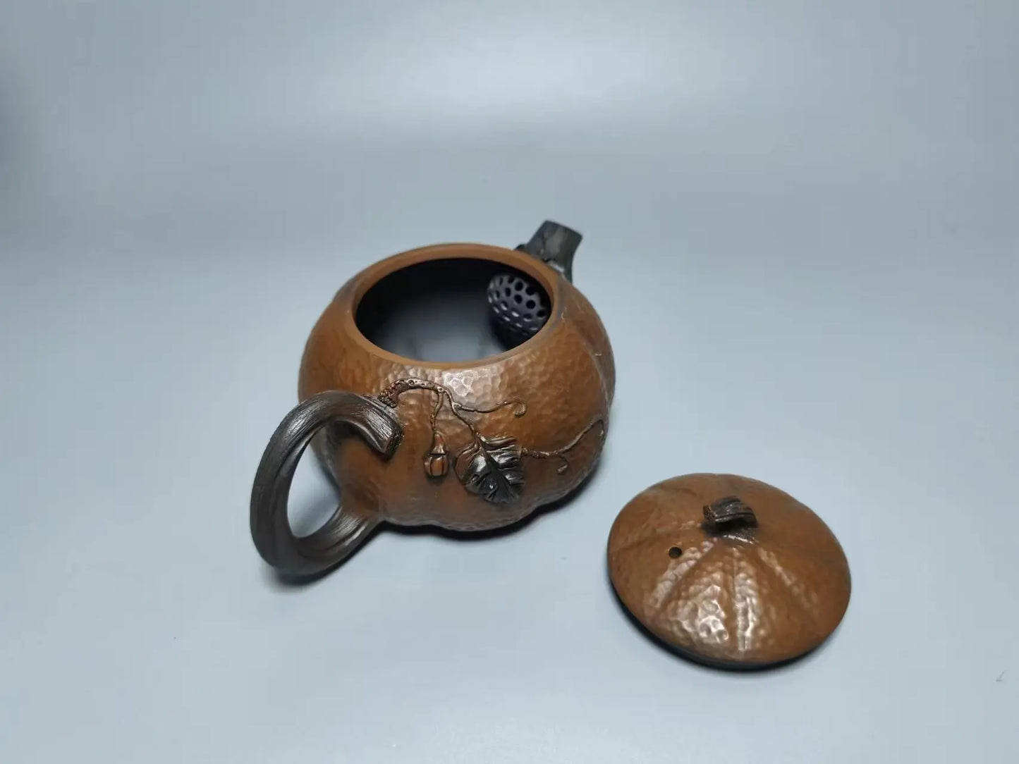 Jianshui Master Handmade Hammered  Pumpkin  Teapot (Not Yixing Zisha)  Ceramic  Kung Fu Tea Set Drinkware Tea Ceremony