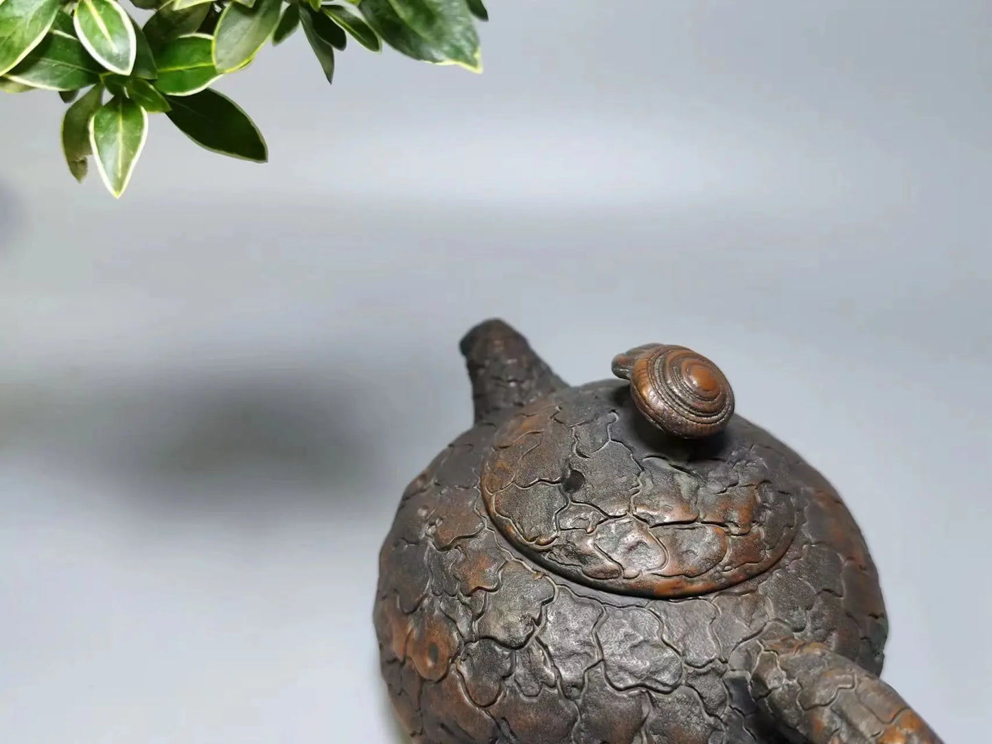 Jianshui Master Ma Lin Handmade Hammered Linzhi Teapot (Not Yixing Zisha)  Ceramic  Kung Fu Tea Set Drinkware Tea Ceremony