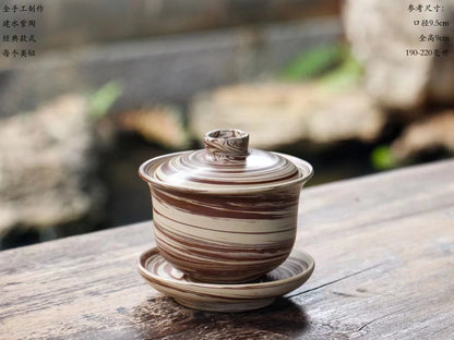 Jianshui Pure Handmade Mixed Clay Gaiwan TeaPot(Not Yixing Zisha) Ceramic  Kung Fu Tea Set Drinkware Tea Ceremony