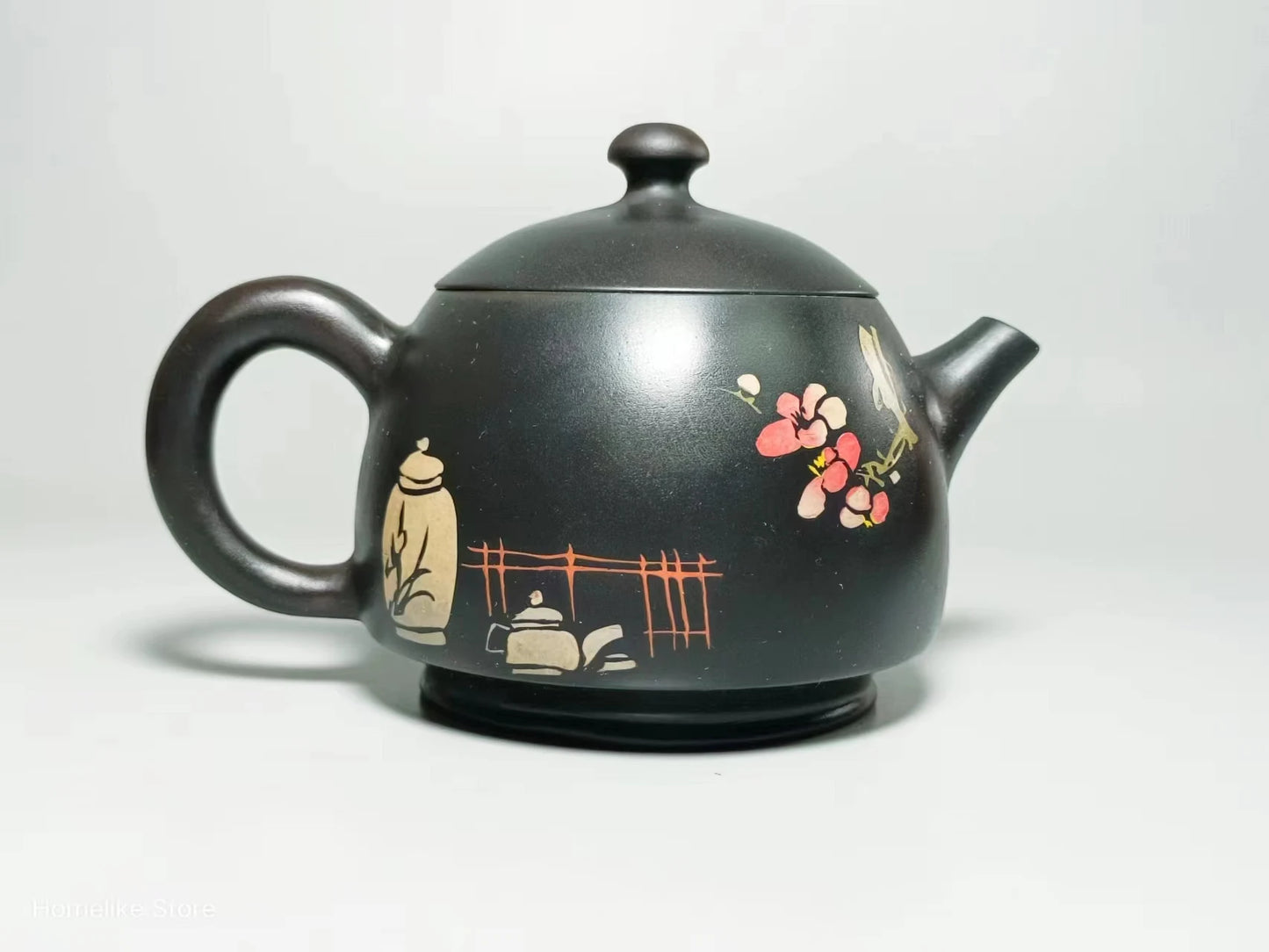 Jianshui Purple Clay Handmade Color filling Tea Pot(Not Yixing Zisha) Kung Fu Tea Set Drinkware Tea Ceremony