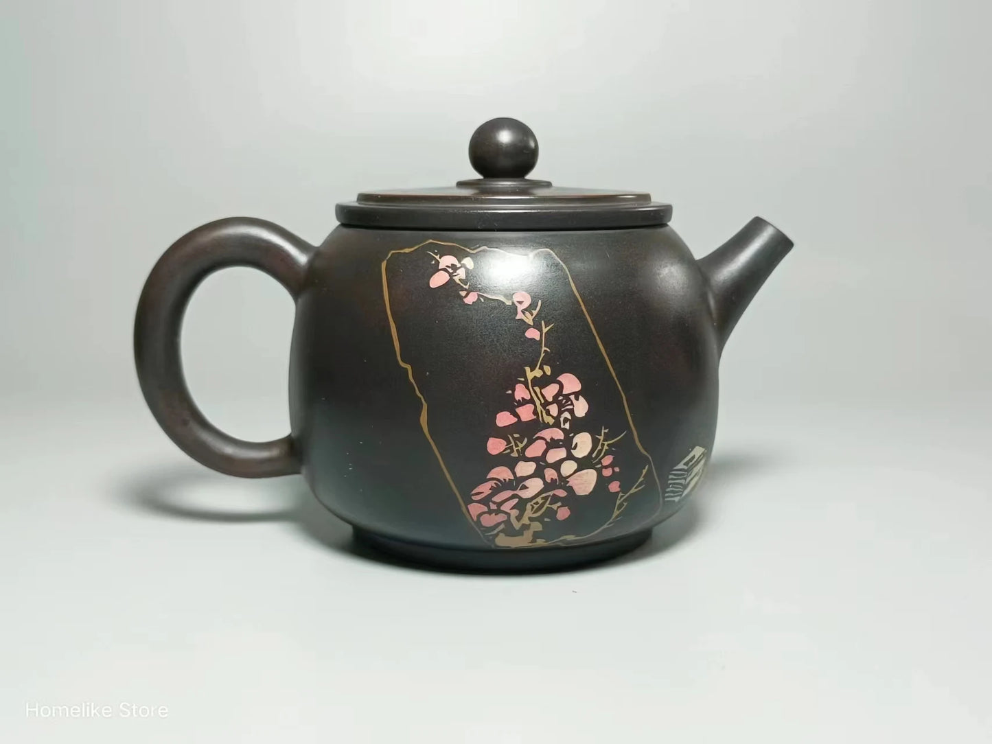 Jianshui Purple Clay Handmade Color filling Tea Pot(Not Yixing Zisha) Kung Fu Tea Set Drinkware Tea Ceremony