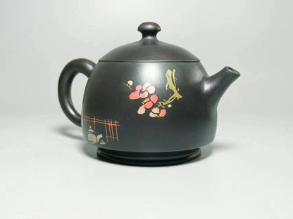 Jianshui Purple Clay Handmade Color filling Tea Pot(Not Yixing Zisha) Kung Fu Tea Set Drinkware Tea Ceremony