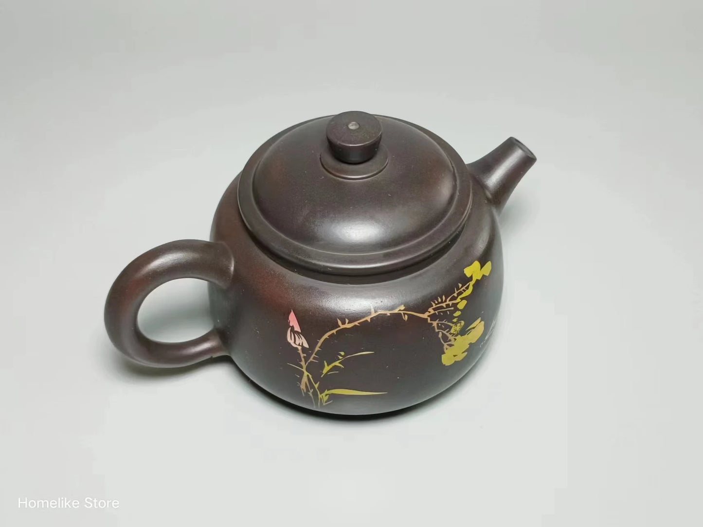 Jianshui Purple Clay Handmade Color filling Tea Pot(Not Yixing Zisha) Kung Fu Tea Set Drinkware Tea Ceremony