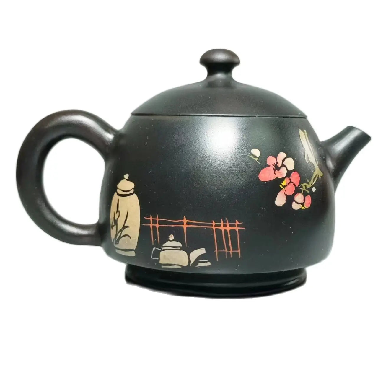 Jianshui Purple Clay Handmade Color filling Tea Pot(Not Yixing Zisha) Kung Fu Tea Set Drinkware Tea Ceremony