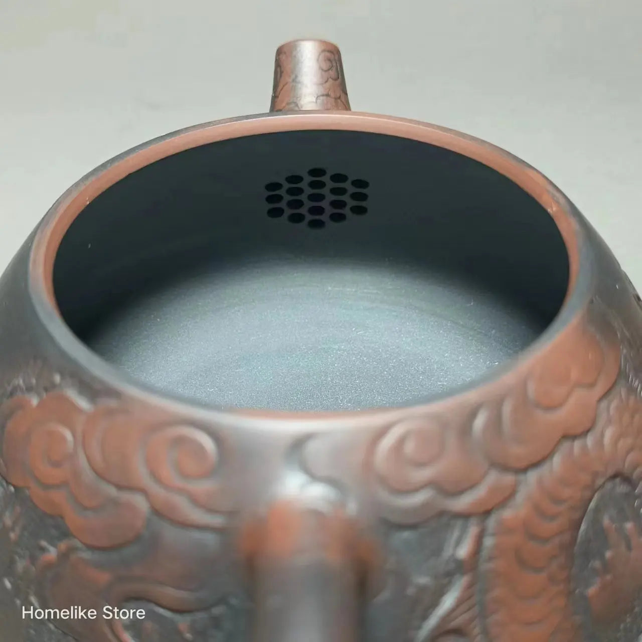 Jianshui Purple Clay Pure Handmade Dragon Carving filling Tea Pot(Not Yixing Zisha) Kung Fu Tea Set Drinkware Tea Ceremony