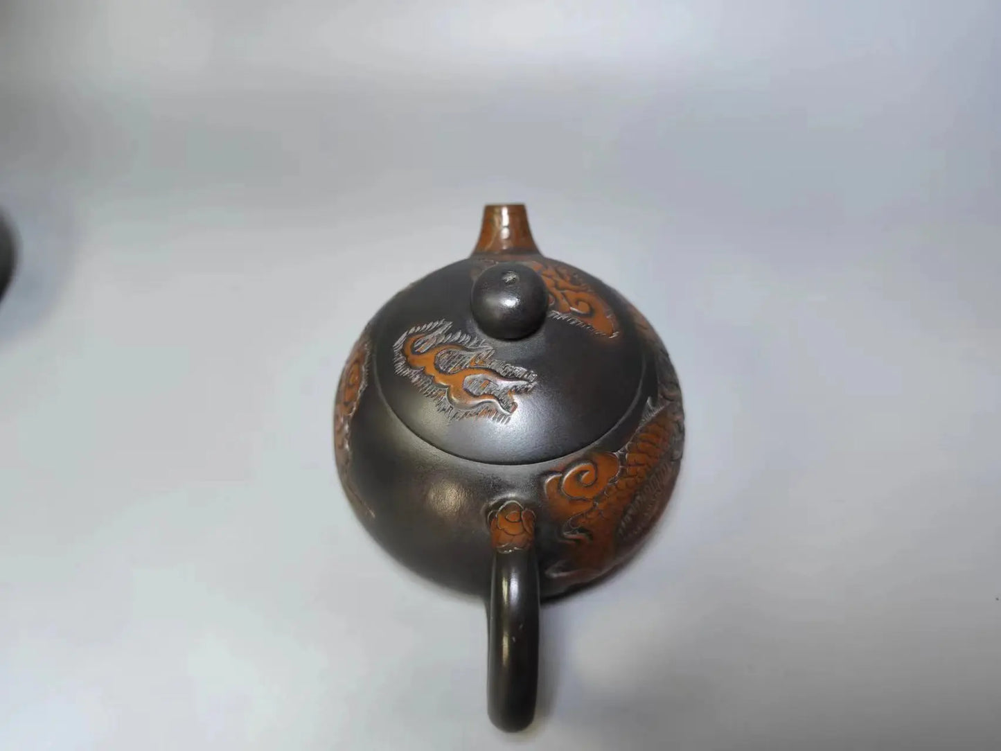 Jianshui Purple Clay (not Yixing )Handmade Dragon Carving Natural Material TeaPot Kettle Teaset Ceremony Tea Accessories