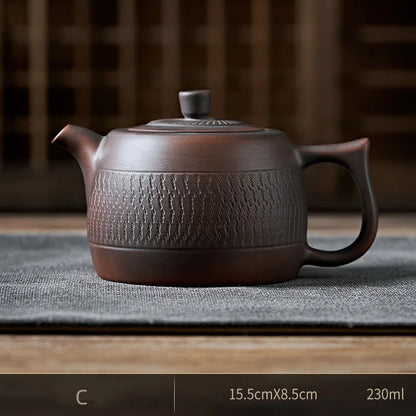 Jianshui Purple Pottery Pot Ceramic Kung Fu Teapot Handmade Teapot Tea Maker Tea Set  Small Teapot Tea Kettle