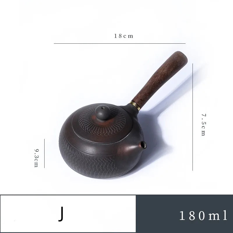 Jianshui Purple Pottery Pot Ceramic Kung Fu Teapot Handmade Teapot Tea Maker Tea Set  Small Teapot Tea Kettle
