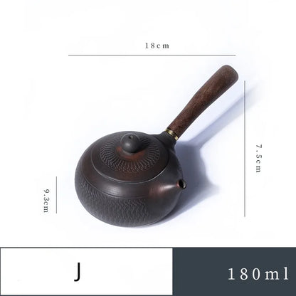Jianshui Purple Pottery Pot Ceramic Kung Fu Teapot Handmade Teapot Tea Maker Tea Set  Small Teapot Tea Kettle