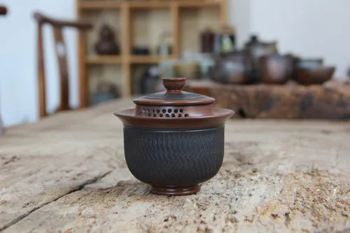 Jianshui-Purple Pottery Tea Pot, Fully Handmade, Hand Grasping Pot, Raw Mineral Clay Material, Chinese Tea Pot