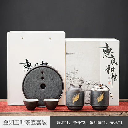 Jingdezhen Blue and White Porcelain Quick Cup One Pot Two Cups Household Porcelain Kung Fu Tea Set Portable Travel Office Teaw